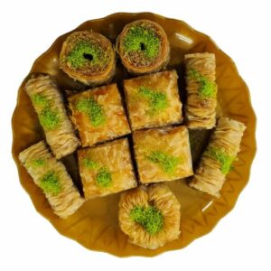 Sweet mix Baklava plate large (5 X 1Kg)